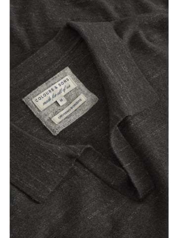 COLOURS & SONS Koszulka polo w kolorze czarnym