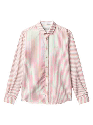COLOURS & SONS Hemd in Rosa/ Weiß
