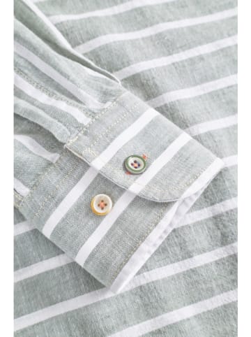 COLOURS & SONS Blouse grijs/wit