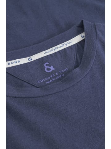 COLOURS & SONS Shirt in Dunkelblau