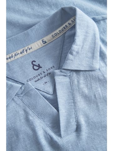 COLOURS & SONS Poloshirt lichtblauw