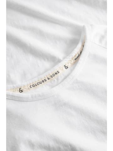 COLOURS & SONS Longsleeve in Weiß