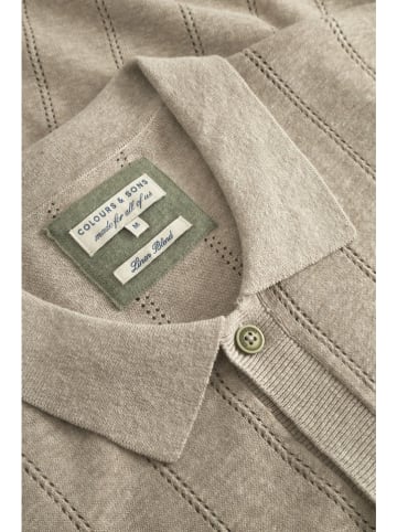COLOURS & SONS Koszulka polo w kolorze beżowym