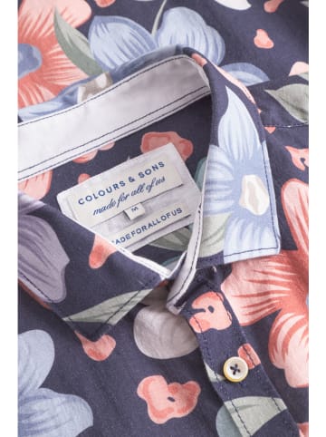 COLOURS & SONS Hemd in Dunkelblau