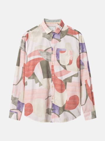 COLOURS & SONS Blouse lichtroze/groen