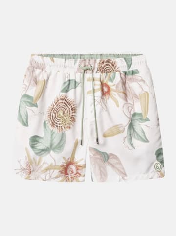 COLOURS & SONS Badeshorts in Creme/ Mint