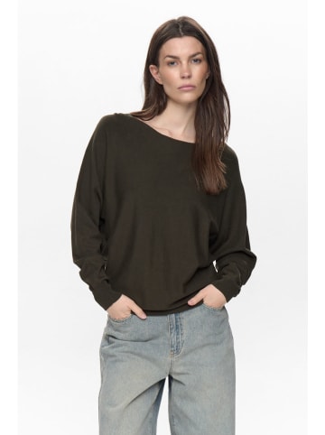 NÜMPH Sweter w kolorze khaki