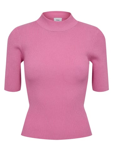 NÜMPH Sweter w kolorze jasnoróżowym