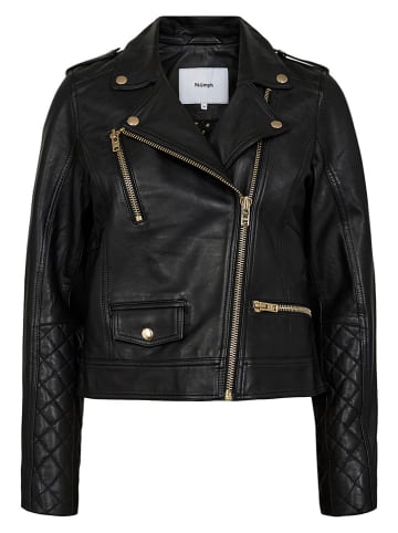 NÜMPH Lederjacke in Schwarz