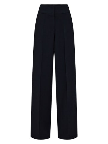 NÜMPH Spodnie w kolorze granatowym