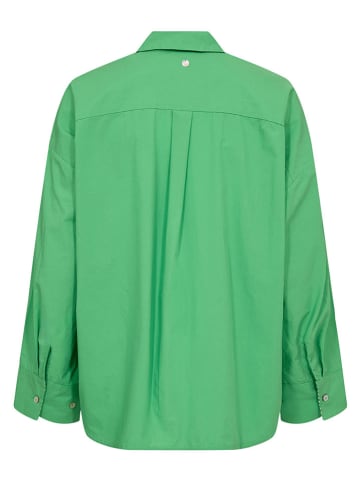NÜMPH Koszula w kolorze zielonym