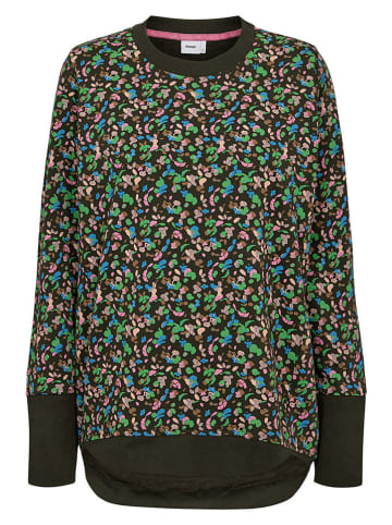 NÜMPH Sweatshirt in Schwarz/ Bunt