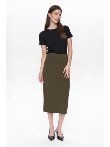 NÜMPH Spódnica w kolorze khaki