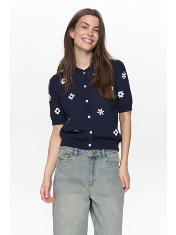 NÜMPH Kardigan w kolorze granatowym