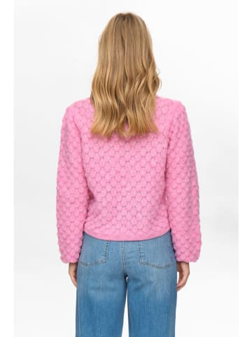 NÜMPH Kardigan w kolorze jasnoróżowym