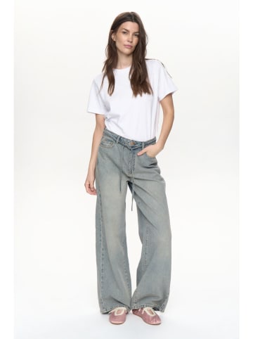 NÜMPH Jeans - Wide leg - in Blaugrau