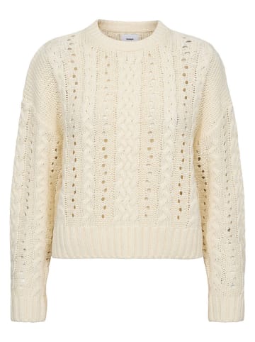 NÜMPH Sweter w kolorze beżowym