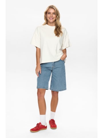 NÜMPH Koszulka w kolorze kremowym