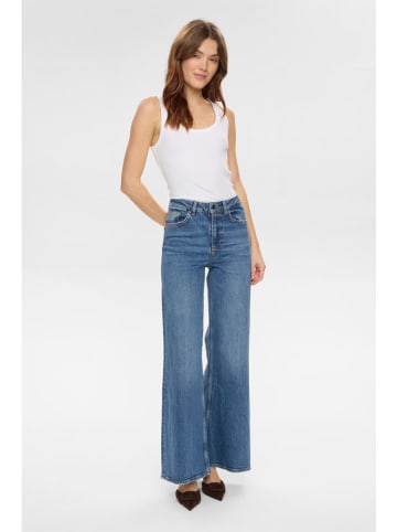 NÜMPH Spijkerbroek - wide leg - blauw