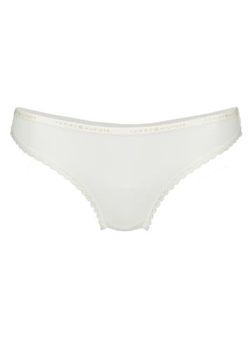 Tommy Hilfiger Stringi (3 pary) w kolorze białym, jasnoróżowym i beżowym