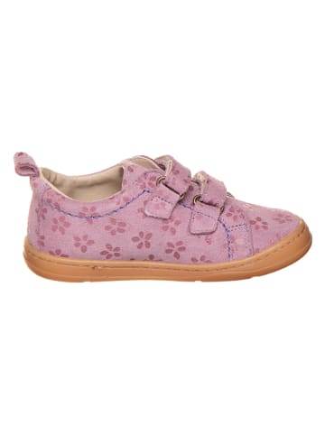 kmins Skórzane buty barefoot w kolorze fioletowym