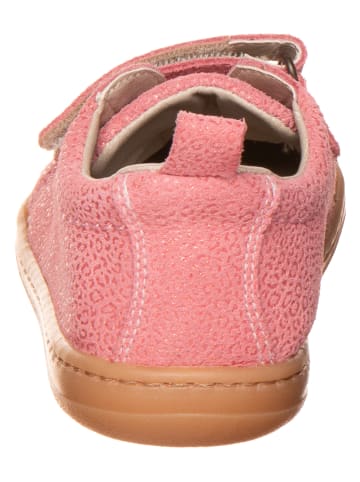 kmins Skórzane buty barefoot w kolorze jasnoróżowym