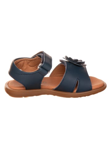 kmins Leder-Sandalen in Dunkelblau