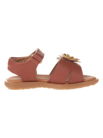 kmins Skórzane sandały w kolorze brązowym