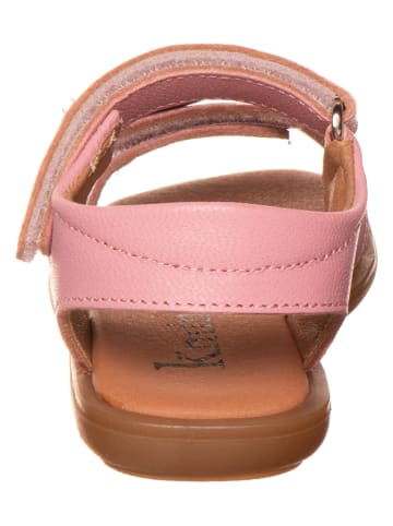 kmins Leder-Sandalen in Rosa