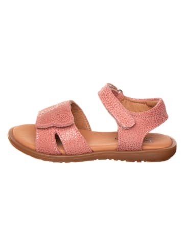 kmins Leder-Sandalen in Rosa