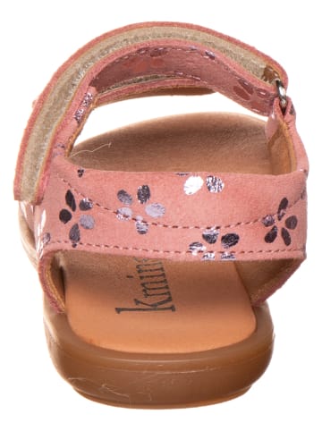 kmins Leder-Sandalen in Rosa