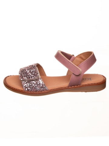 kmins Leder-Sandalen in Rosa