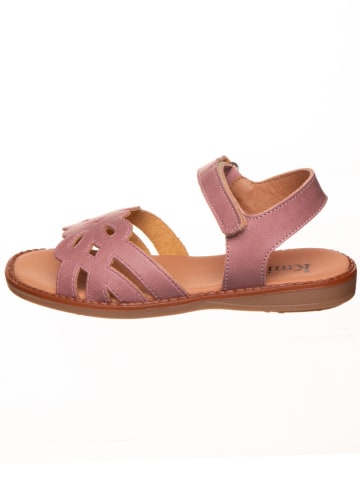 kmins Leder-Sandalen in Rosa