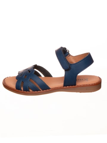 kmins Leren sandalen donkerblauw