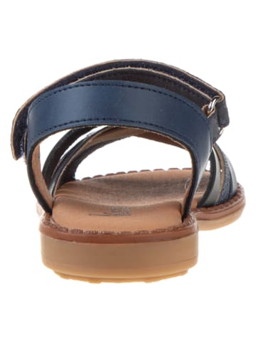 kmins Leder-Sandalen in Dunkelblau