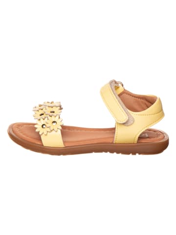 kmins Leren sandalen geel