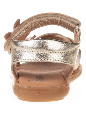 kmins Leder-Sandalen in Silber