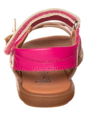 kmins Leder-Sandalen in Pink