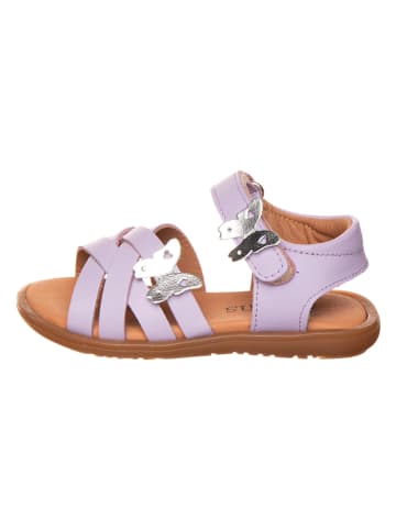 kmins Leren sandalen paars