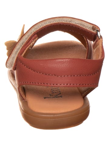 kmins Leder-Sandalen in Braun