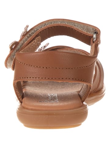 kmins Leder-Sandalen in Braun