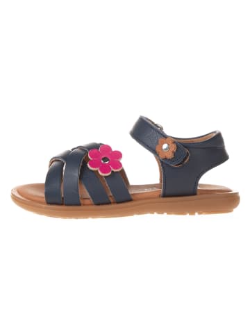 kmins Leren sandalen donkerblauw