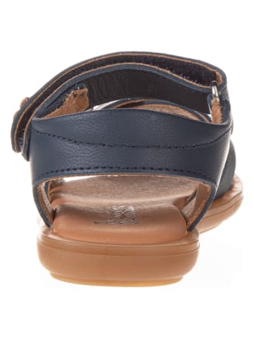 kmins Leder-Sandalen in Dunkelblau