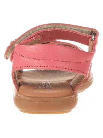 kmins Leder-Sandalen in Rosa