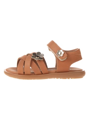 kmins Leren sandalen lichtbruin