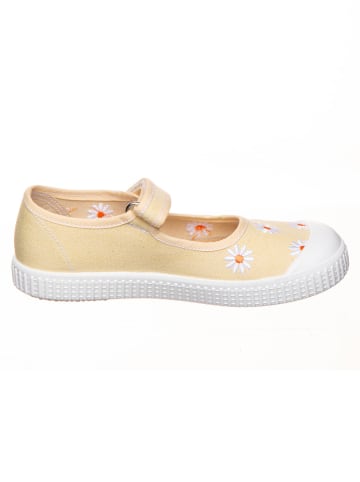 kmins Ballerina's met bandje geel