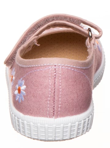 kmins Baleriny w kolorze jasnoróżowym z paskiem