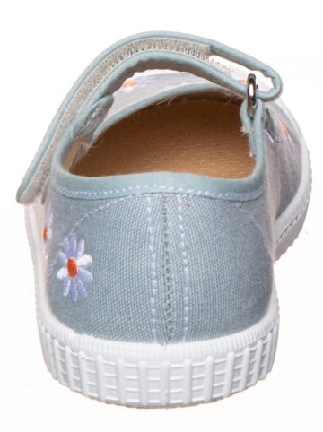 kmins Spangenballerinas in Hellblau