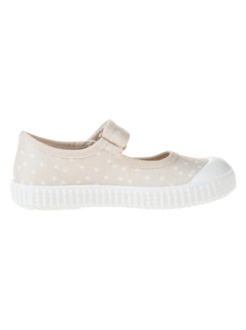 kmins Ballerina's met bandje beige