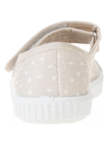 kmins Ballerina's met bandje beige